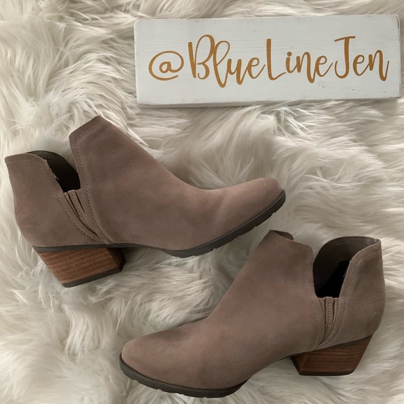 Blondo Shoes - Victoria Suede Waterproof Cutout Bootie